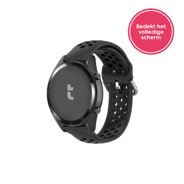 Huawei Watch GT2 46mm screenprotector aangebracht