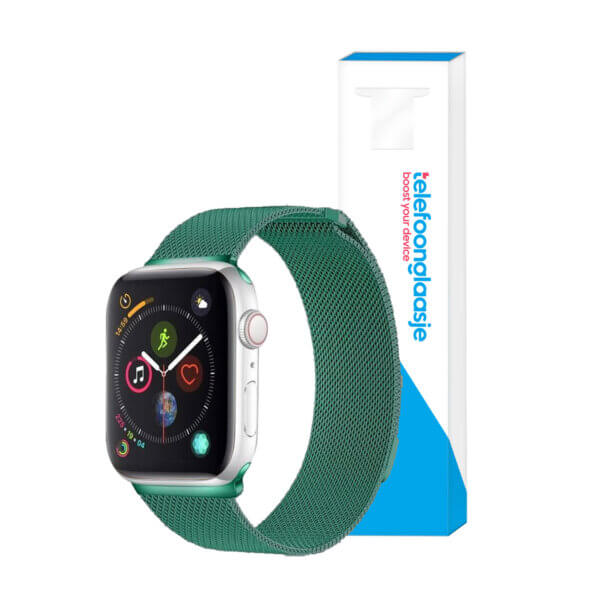 Apple Watch bandje Milanese Groen 38-40mm