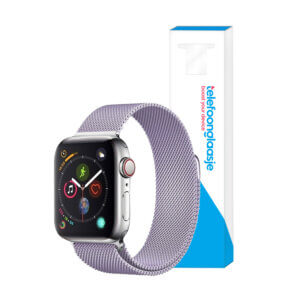 Apple Watch bandje Milanese Lila 38-40mm