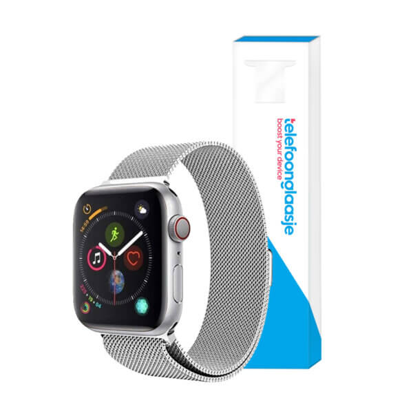 Apple Watch bandje Milanese Zilver 38-40mm