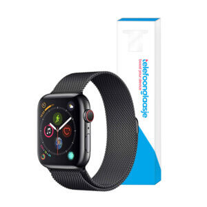 Apple Watch bandje Milanese Zwart 38-40mm