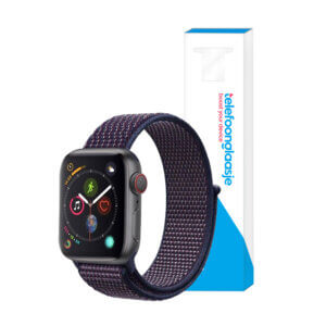 Apple Watch bandje Nylon Blauw 38-40mm