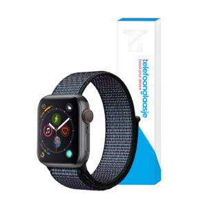 Apple Watch bandje Nylon Blauwgroen 42-44mm