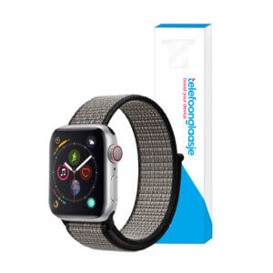 Apple Watch bandje Nylon Royal Pulse/Zwart 38-40mm