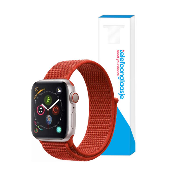 Apple Watch bandje Nylon Rood 38-40mm