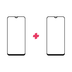 Duopack Samsung Galaxy A30s screenprotector tempered glass