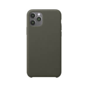 iPhone 11 Pro siliconen hoesje - dark olive