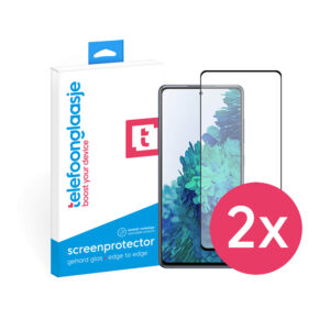 DuoPack Samsung Galaxy S20 FE screenprotectors Edge to Edge