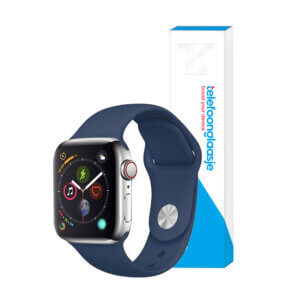 Apple Watch bandje Siliconen Donkerblauw 42-44mm