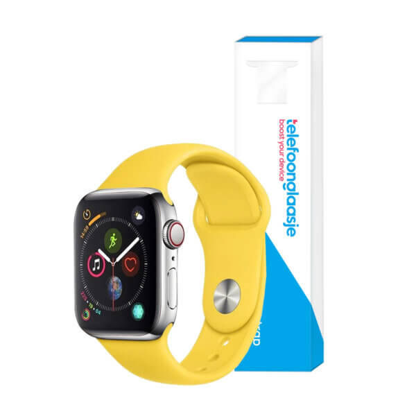 Apple Watch bandje Siliconen Geel 38-40mm