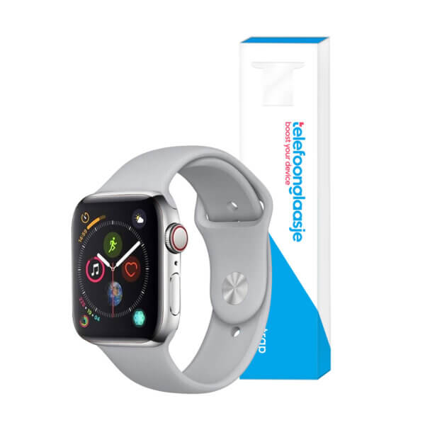 Apple Watch bandje Siliconen Lichtgrijs 38-40mm