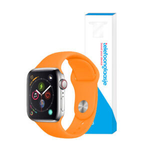 Apple Watch bandje Siliconen Oranje 38-40mm