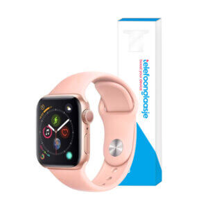 Apple Watch bandje Siliconen Roze 38-40mm