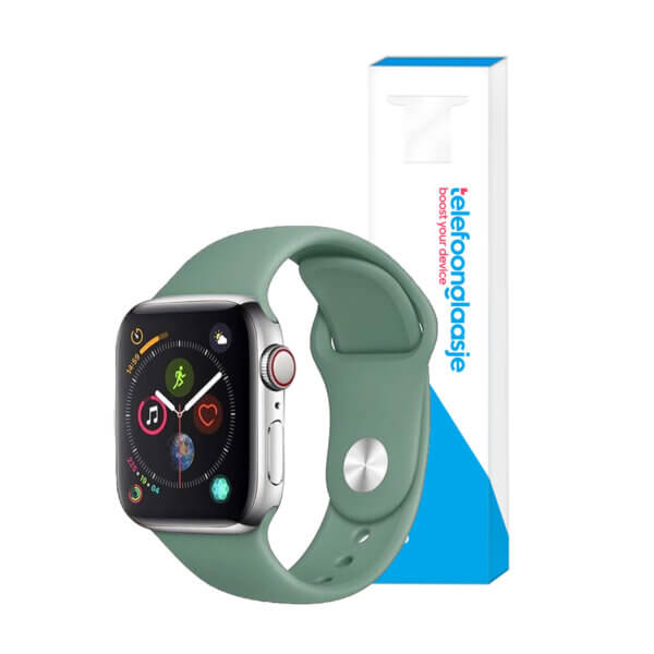 Apple Watch bandje Siliconen Zeegroen 38-40mm