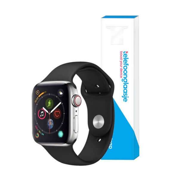 Apple Watch bandje Siliconen Zwart 38-40mm