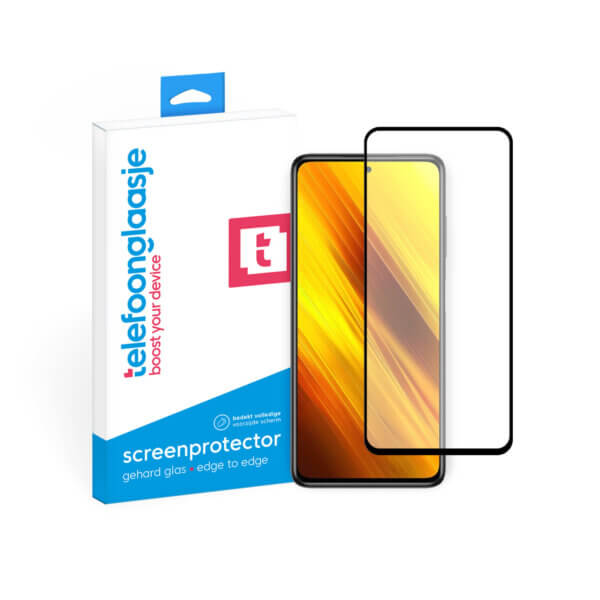 Telefoonglaasje Xiaomi Poco X3 screenprotector van gehard glas