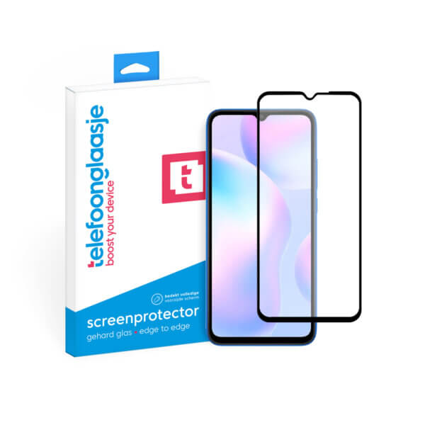 Telefoonglaasje Xiaomi Redmi 9A screenprotector van gehard glas