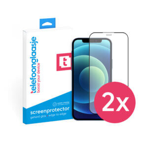 DuoPack iPhone 12 screenprotectors Edge to Edge