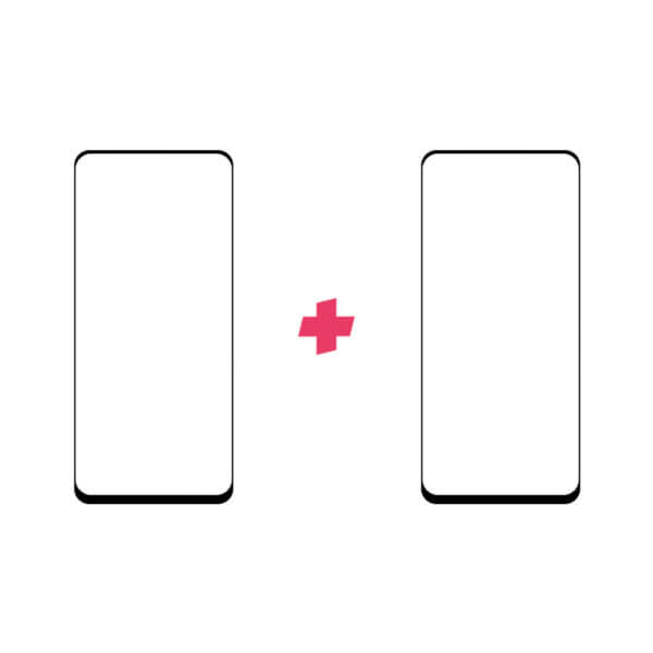 Duopack OnePlus Nord N10 5G Edge to Edge screenprotector tempered glass