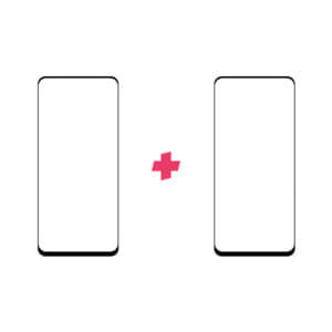 Duopack OnePlus Nord N100 Edge to Edge screenprotector tempered glass