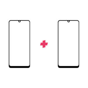 Duopack Samsung Galaxy A31 Edge to Edge screenprotector tempered glass