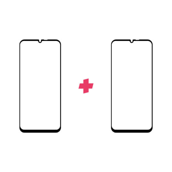Duopack Xiaomi Mi 10 Lite Edge to Edge screenprotector tempered glass