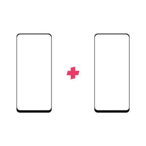 Duopack Xiaomi Mi 10T Lite Edge to Edge screenprotector tempered glass