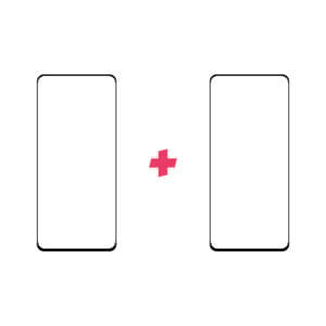 Duopack Xiaomi Mi 10T Edge to Edge screenprotector tempered glass