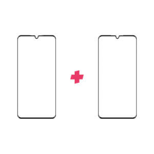 Duopack Xiaomi Mi Note 10 Lite Edge to Edge screenprotector tempered glass