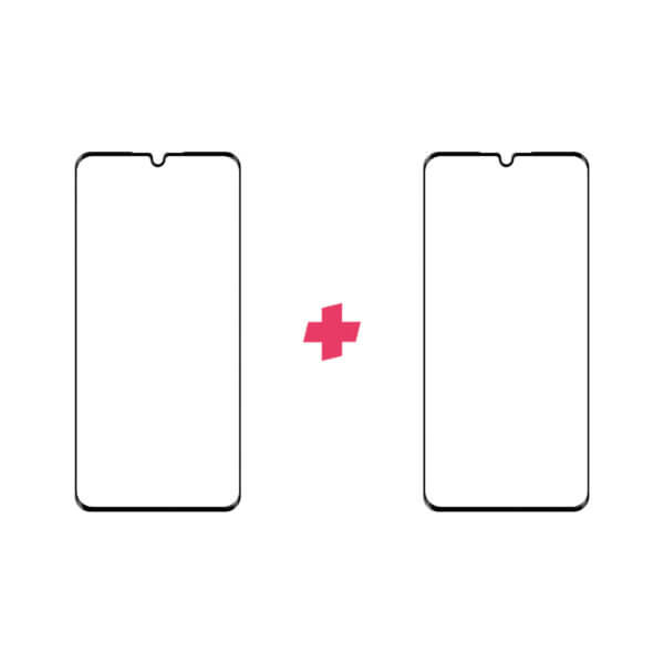 Duopack Xiaomi Mi Note 10 Lite Edge to Edge screenprotector tempered glass