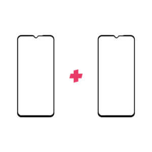Duopack Xiaomi Redmi 9A Edge to Edge screenprotector tempered glass
