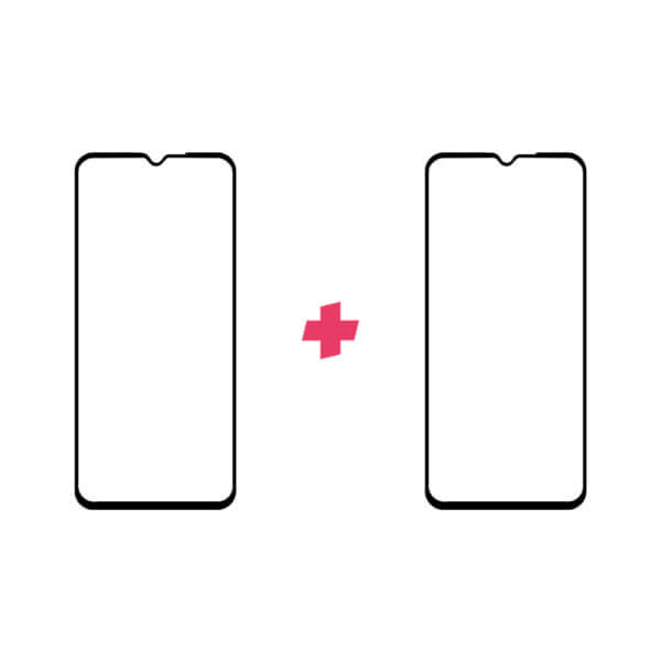 Duopack Xiaomi Redmi 9A Edge to Edge screenprotector tempered glass