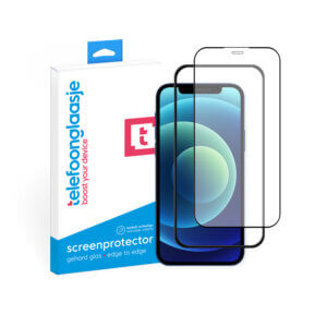 iPhone 12 mini screenprotector met installatietool tempered glass Edge to Edge