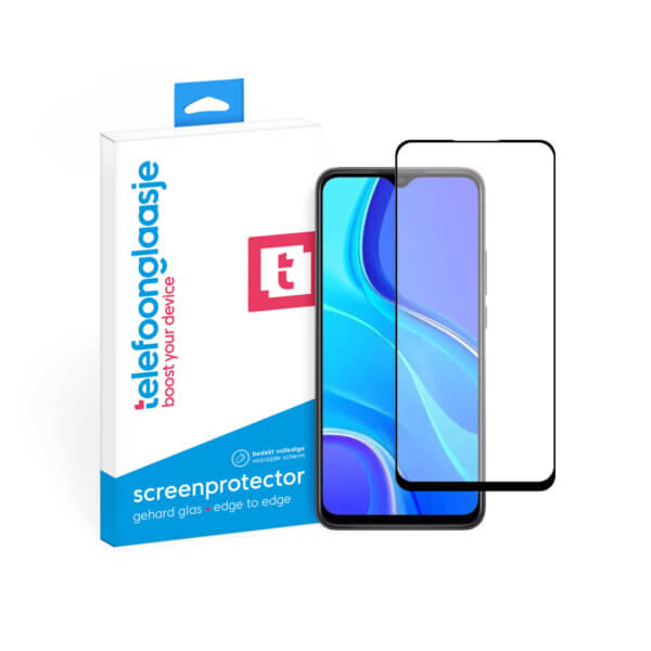 Xiaomi Redmi 9 screenprotector tempered glass