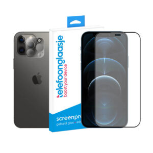 iPhone 12 Pro screenprotector met camera screenprotector