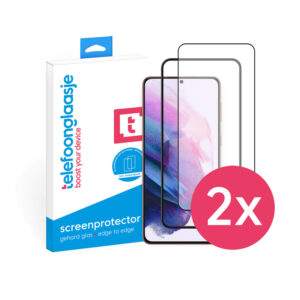 DuoPack Samsung Galaxy S21 Plus screenprotectors Case Friendly