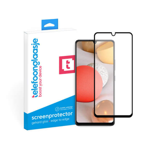 Samsung A42 screenprotector met verpakking Telefoonglaasje