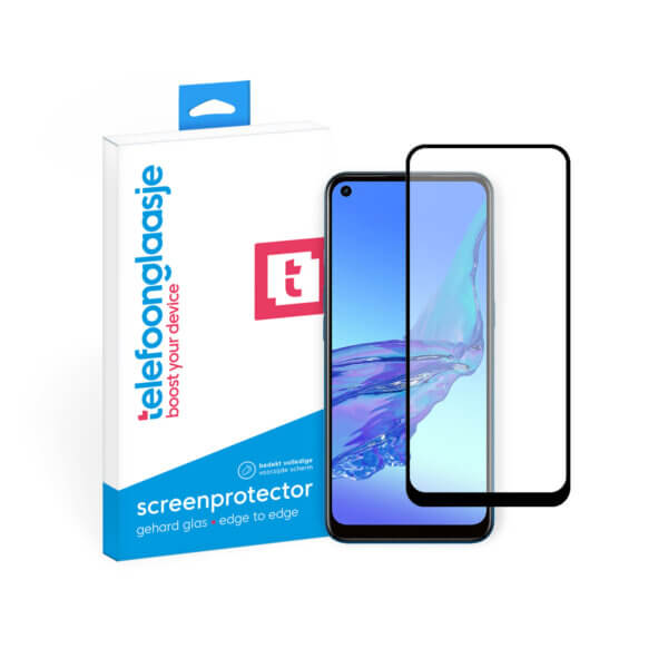 OPPO A53 screenprotector met verpakking Telefoonglaasje