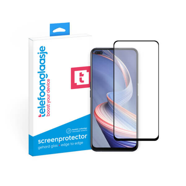 OPPO Reno 4Z screenprotector met verpakking Telefoonglaasje