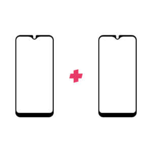 DuoPack Samsung Galaxy A02s screenprotectors