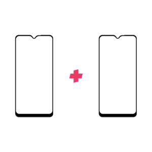 DuoPack Samsung Galaxy A20s screenprotectors