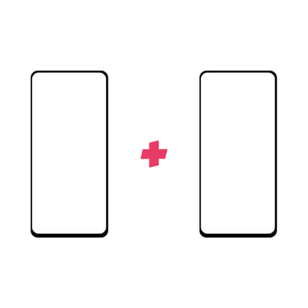 DuoPack Samsung Galaxy A72 screenprotectors