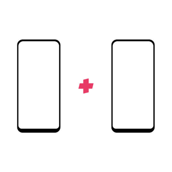 DuoPack Samsung Galaxy M11 screenprotectors