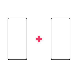 DuoPack Samsung Galaxy M51 screenprotectors