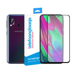 Samsung GalaxyA A40 screenprotector met camera screenprotector