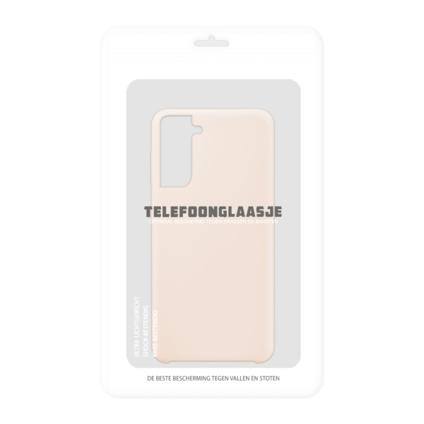 Samsung Galaxy S21 siliconen case - Pink Sand - In Verpakking