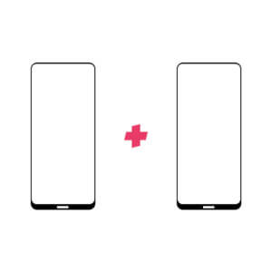 DuoPack Nokia 8.3 Edge to Edge screenprotector