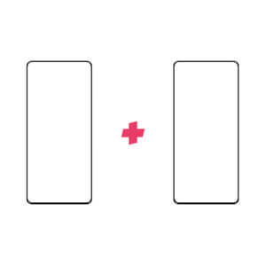 DuoPack OPPO Reno 4 Pro screenprotectors