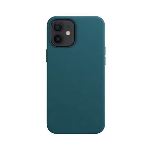 iPhone 12 Magsafe hoesje leer Blauw