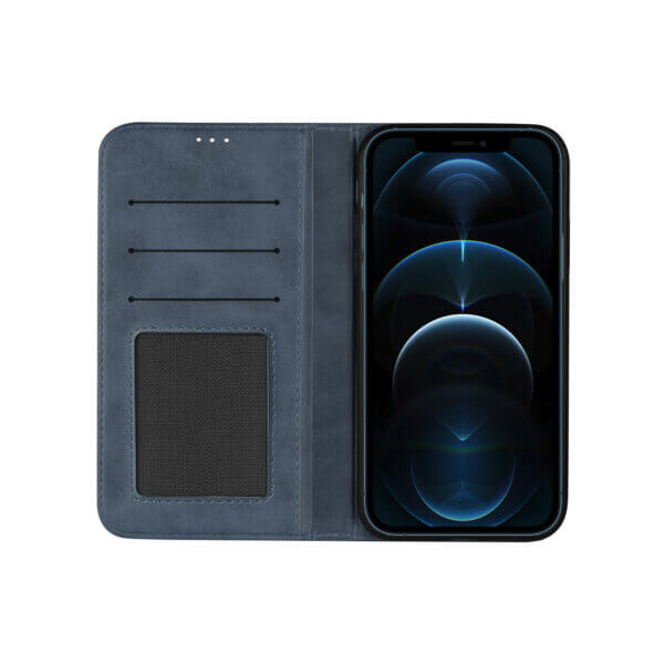 iPhone 12 Pro Bookcase Blauw open